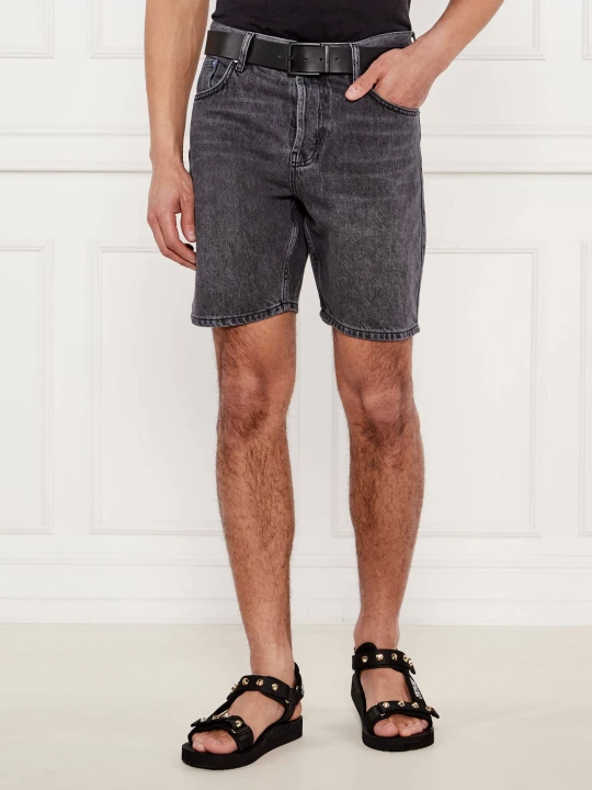 Zdjęcie produktu Karl Lagerfeld Jeans Jeansowe szorty | Relaxed fit czarny