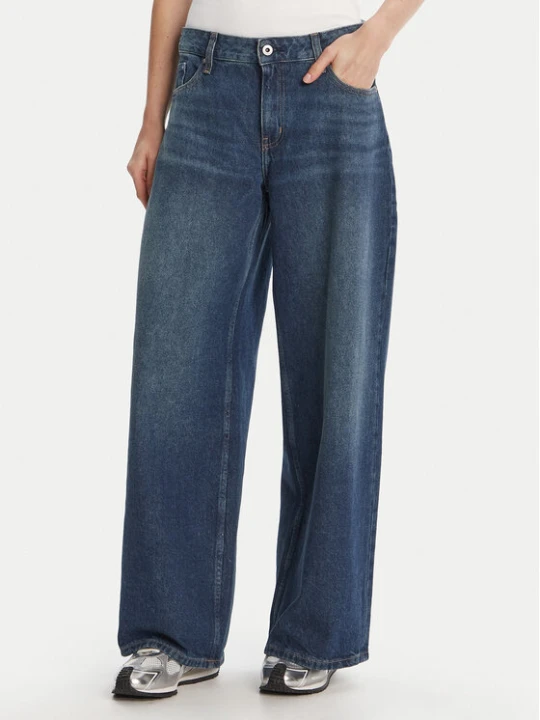 Zdjęcie produktu Karl Lagerfeld Jeans Jeansy A3W10079 Niebieski Wide Leg