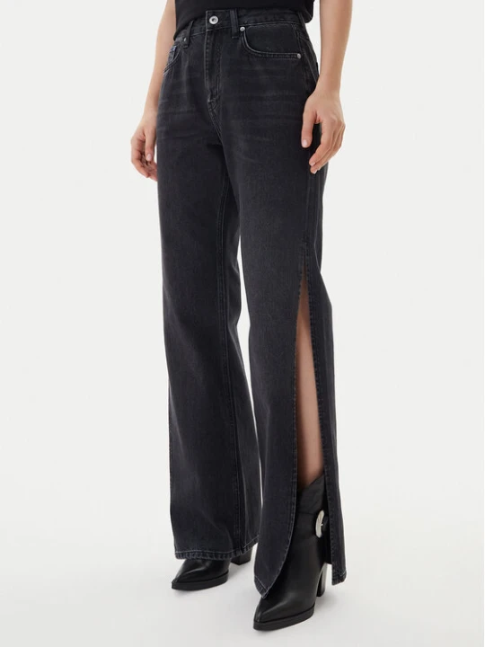 Zdjęcie produktu Karl Lagerfeld Jeans Jeansy B1W10072 Czarny Wide Leg