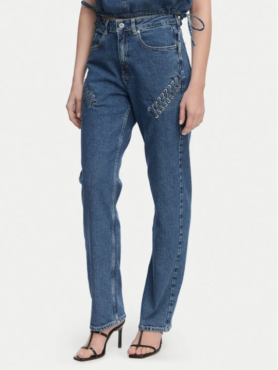 Zdjęcie produktu Karl Lagerfeld Jeans Jeansy B2W10086 Niebieski Straight Fit