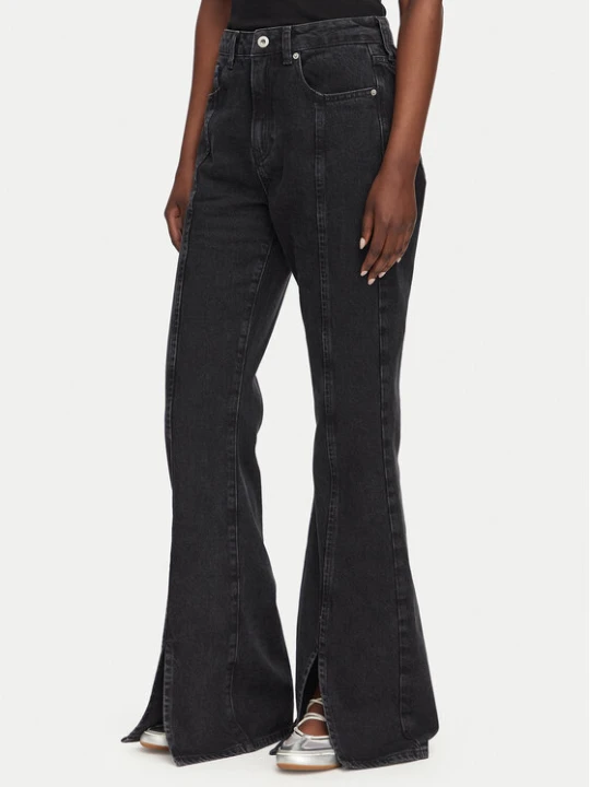 Zdjęcie produktu Karl Lagerfeld Jeans Jeansy B3W10063 Czarny Flare Fit