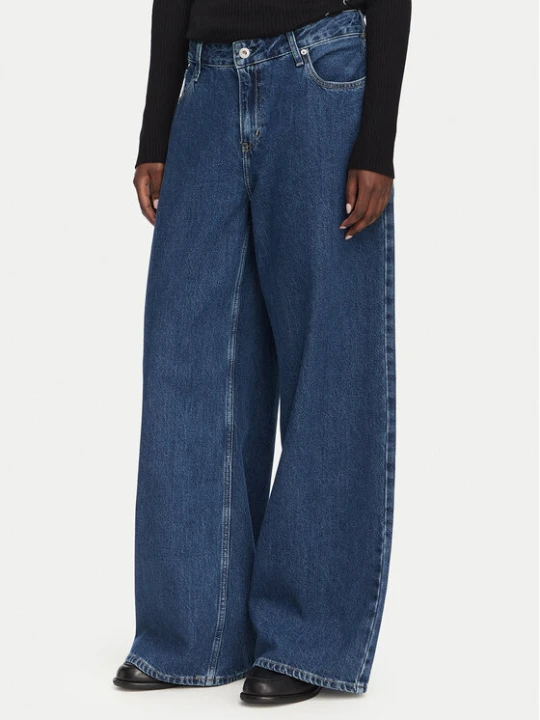 Zdjęcie produktu Karl Lagerfeld Jeans Jeansy B3W10067 Niebieski Wide Leg