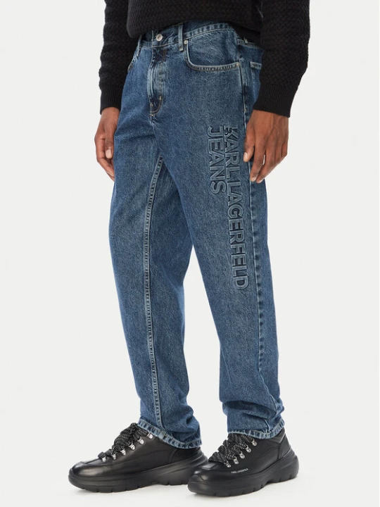Zdjęcie produktu Karl Lagerfeld Jeans Jeansy B4M10028 Niebieski Straight Leg