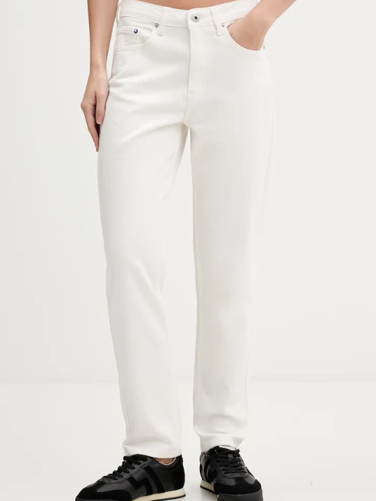 Zdjęcie produktu Karl Lagerfeld Jeans jeansy mom fit damskie beżowy