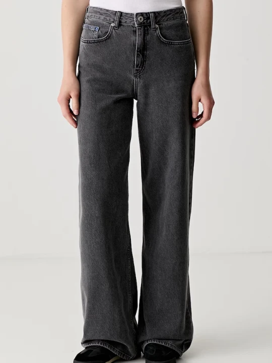 Zdjęcie produktu Karl Lagerfeld Jeans jeansy relaxed fit damskie szary
