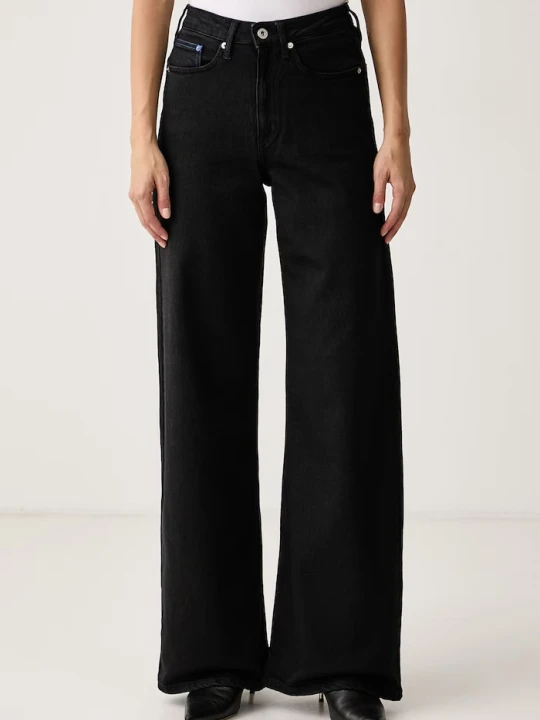 Zdjęcie produktu Karl Lagerfeld Jeans jeansy relaxed fit damskie czarny