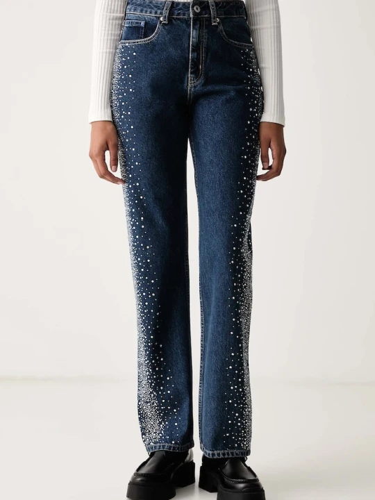 Zdjęcie produktu Karl Lagerfeld Jeans jeansy straight damskie niebieski