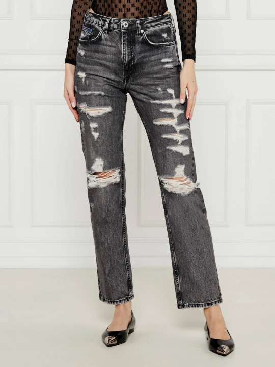 Zdjęcie produktu Karl Lagerfeld Jeans Jeansy | Straight fit grafitowy