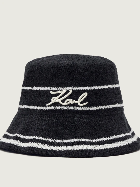 Zdjęcie produktu Karl Lagerfeld Jeans Kapelusz K/Signature frotté czarny