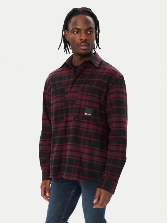 Zdjęcie produktu Karl Lagerfeld Jeans Koszula B4M16023 Szary Regular Fit