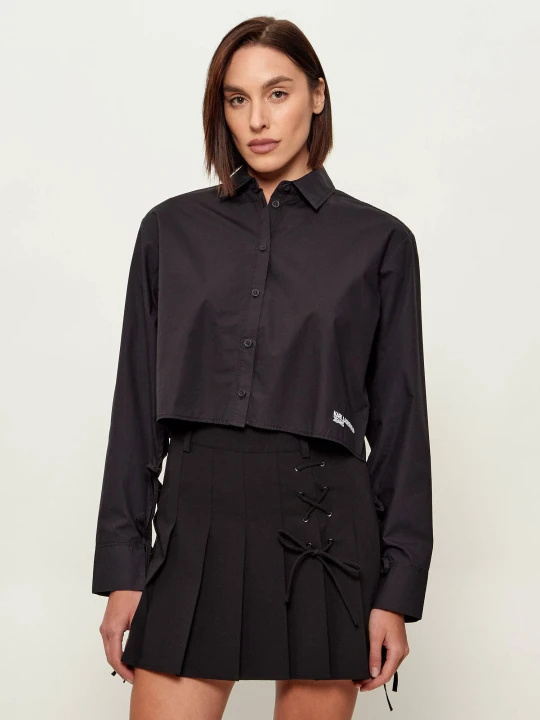 Zdjęcie produktu Karl Lagerfeld Jeans Koszula | Cropped Fit czarny