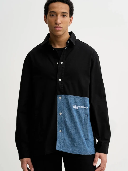 Zdjęcie produktu Karl Lagerfeld Jeans koszula jeansowa czarny