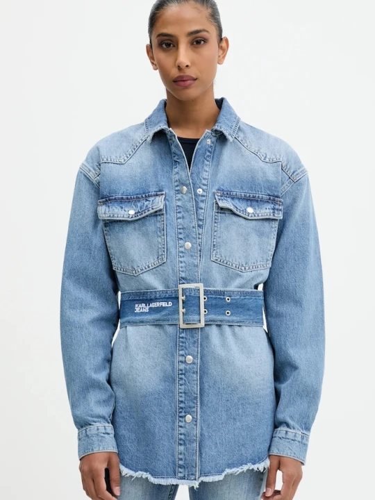 Zdjęcie produktu Karl Lagerfeld Jeans koszula jeansowa niebieski