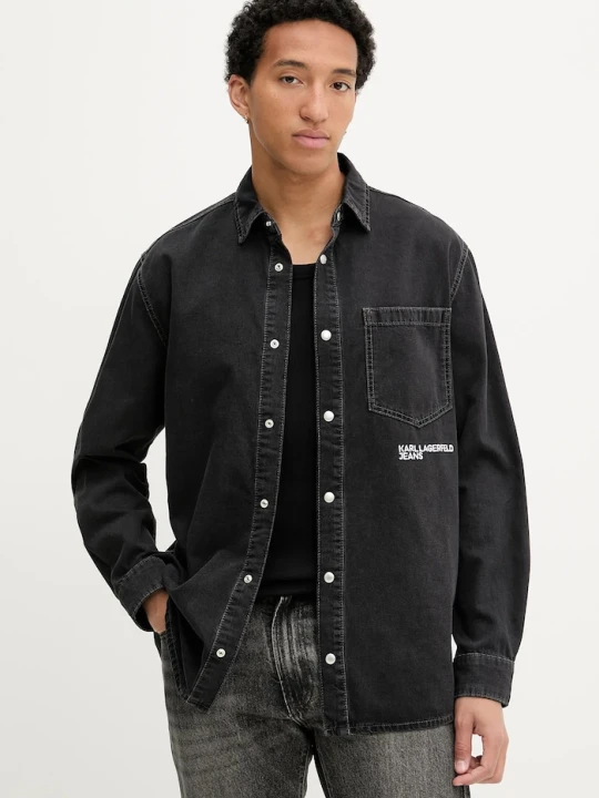 Zdjęcie produktu Karl Lagerfeld Jeans koszula jeansowa czarny