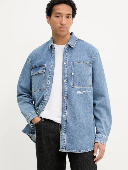 Zdjęcie produktu Karl Lagerfeld Jeans koszula jeansowa niebieski