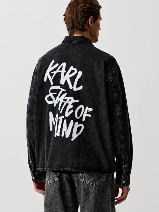 Zdjęcie produktu Karl Lagerfeld Jeans koszula męska jeansowa czarny