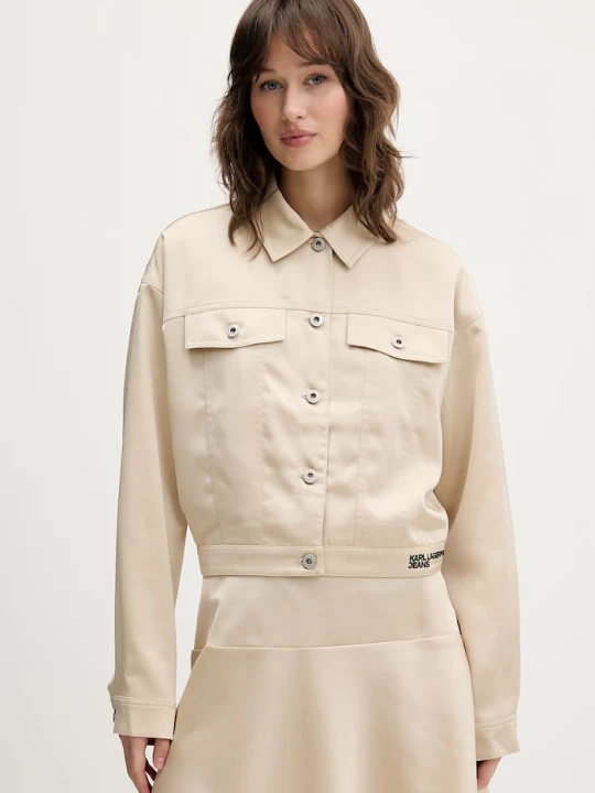 Zdjęcie produktu Karl Lagerfeld Jeans kurtka beżowy