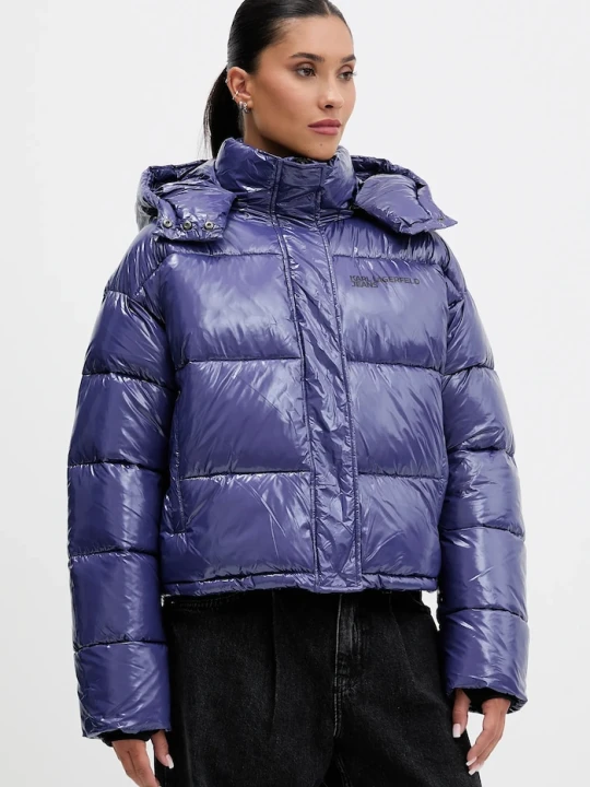 Zdjęcie produktu Karl Lagerfeld Jeans kurtka fioletowy