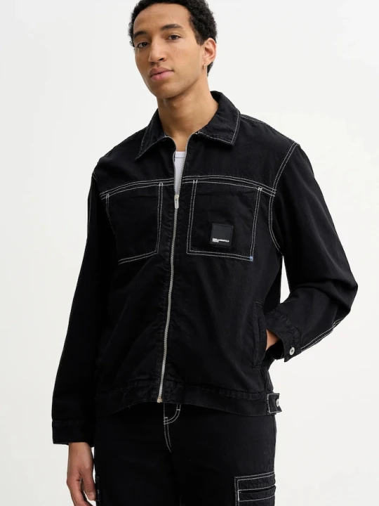 Zdjęcie produktu Karl Lagerfeld Jeans kurtka jeansowa czarny