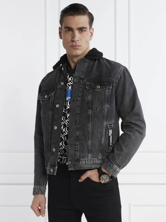 Zdjęcie produktu Karl Lagerfeld Jeans Kurtka jeansowa | Regular Fit grafitowy