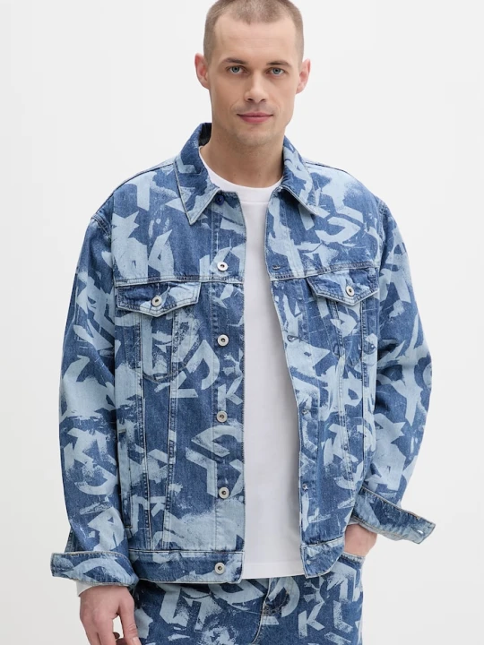 Zdjęcie produktu Karl Lagerfeld Jeans kurtka męska jeansowa niebieski