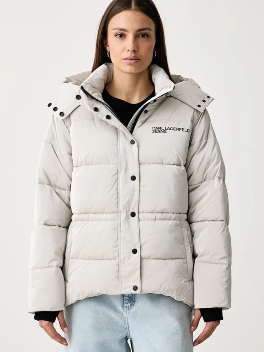 Zdjęcie produktu Karl Lagerfeld Jeans kurtka pikowana damska szary