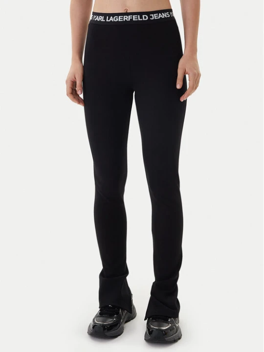 Zdjęcie produktu Karl Lagerfeld Jeans Legginsy B1W10091 Czarny Regular Fit