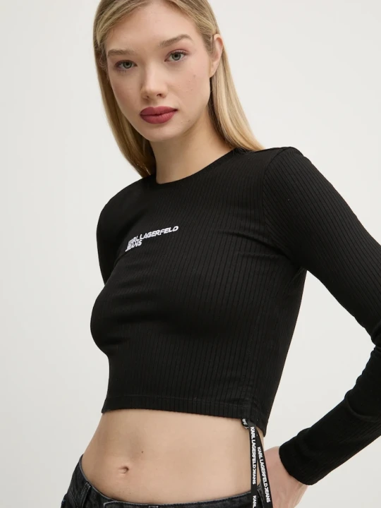 Zdjęcie produktu Karl Lagerfeld Jeans longsleeve czarny