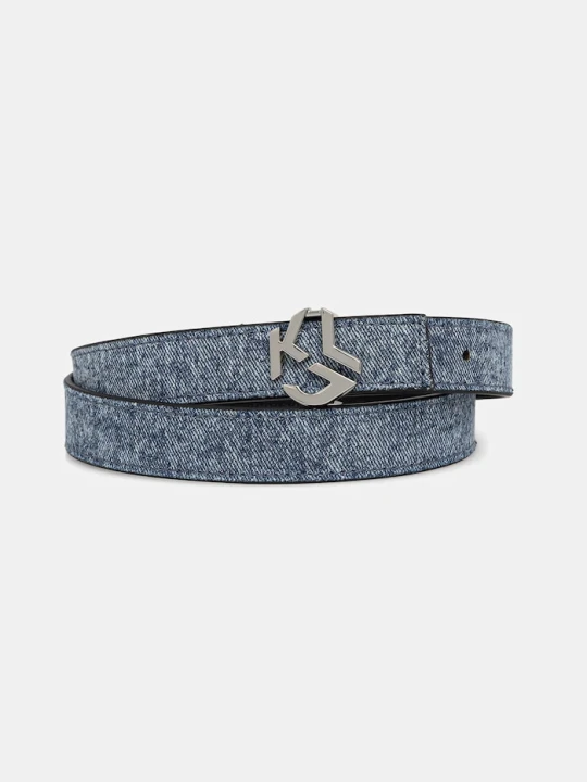 Zdjęcie produktu Karl Lagerfeld Jeans pasek dwustronny niebieski
