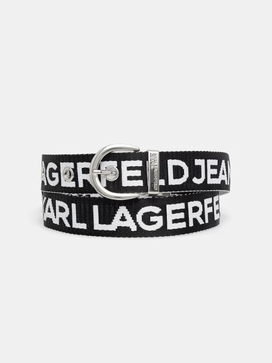 Zdjęcie produktu Karl Lagerfeld Jeans pasek damski czarny