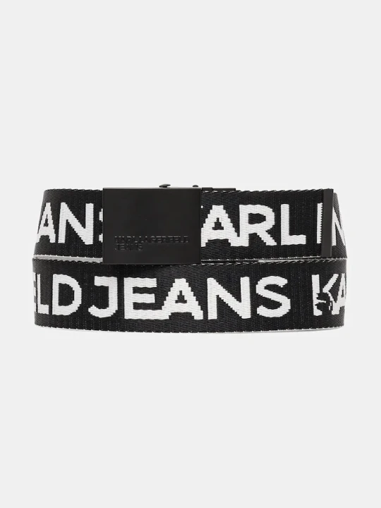 Zdjęcie produktu Karl Lagerfeld Jeans pasek dwustronny biały