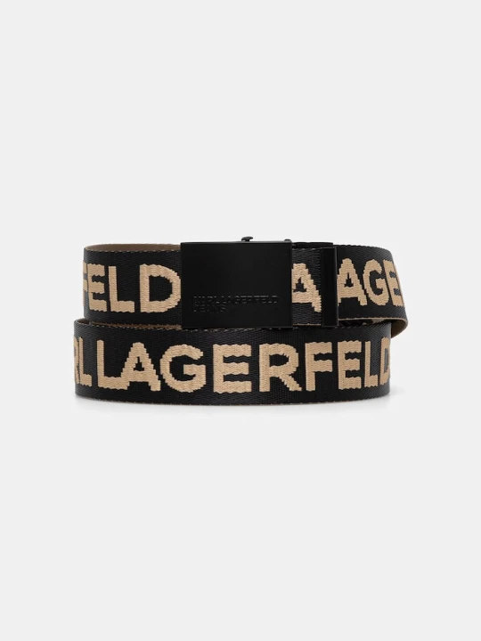 Zdjęcie produktu Karl Lagerfeld Jeans pasek dwustronny czarny