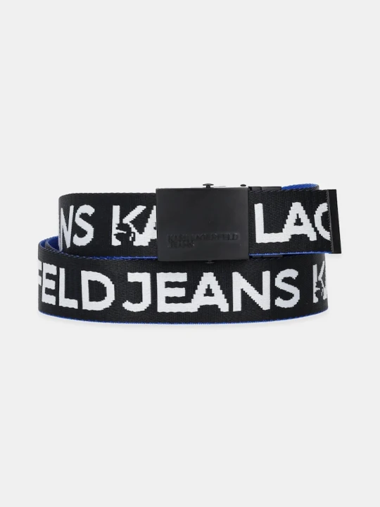 Zdjęcie produktu Karl Lagerfeld Jeans pasek dwustronny czarny