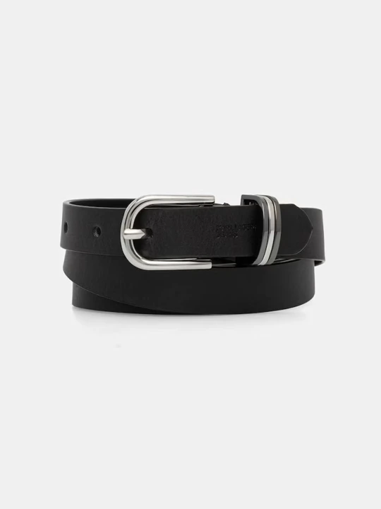 Zdjęcie produktu Karl Lagerfeld Jeans pasek damski skórzany czarny