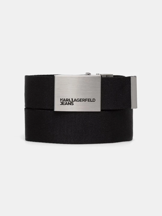 Zdjęcie produktu Karl Lagerfeld Jeans pasek męski czarny