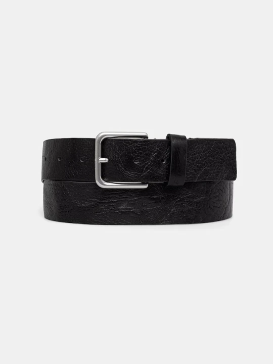 Zdjęcie produktu Karl Lagerfeld Jeans pasek męski skórzany czarny