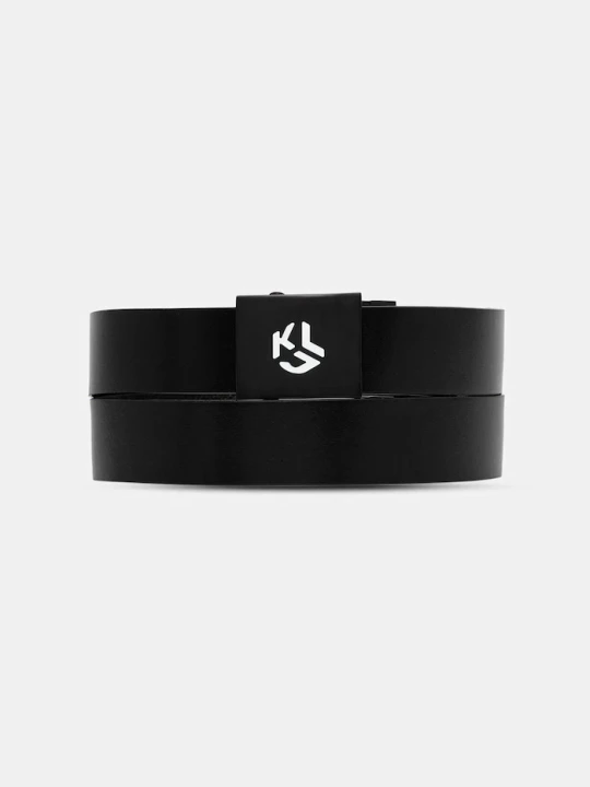 Zdjęcie produktu Karl Lagerfeld Jeans pasek skórzany dwustronny czarny