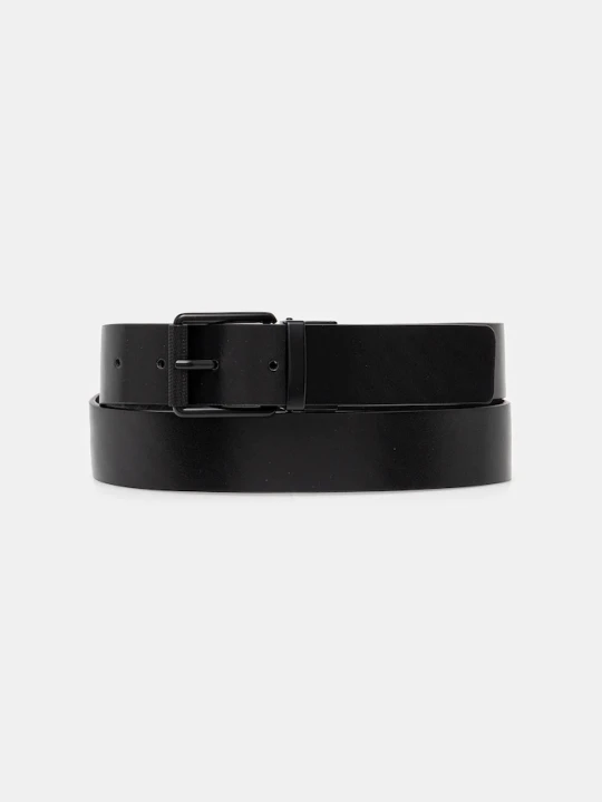 Zdjęcie produktu Karl Lagerfeld Jeans pasek skórzany czarny
