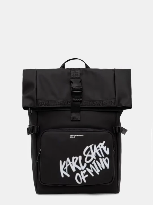 Zdjęcie produktu Karl Lagerfeld Jeans plecak męski z imitacji skóry czarny