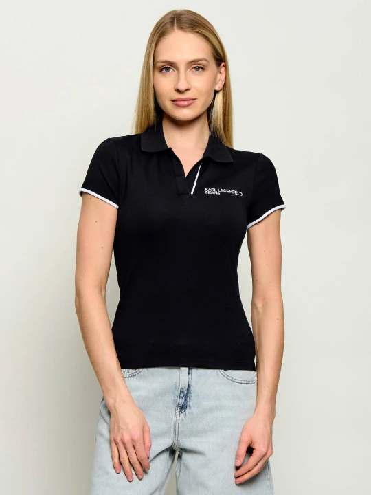 Zdjęcie produktu Karl Lagerfeld Jeans Polo KLJ | Slim Fit czarny