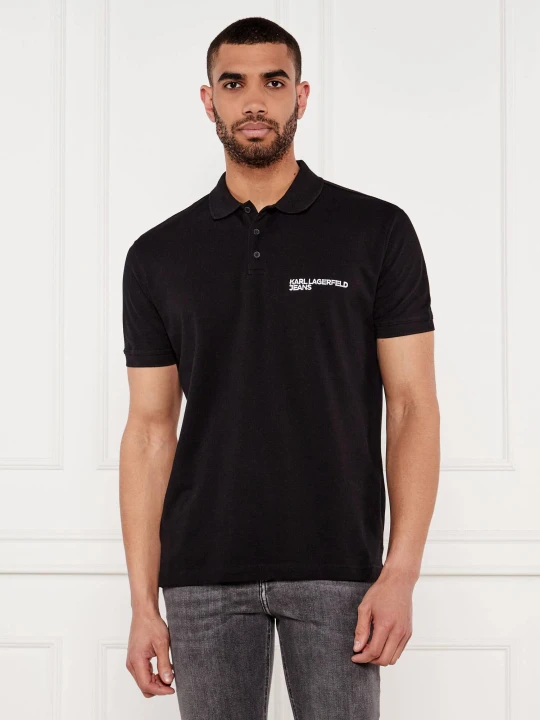 Zdjęcie produktu Karl Lagerfeld Jeans Polo | Regular Fit | pique czarny