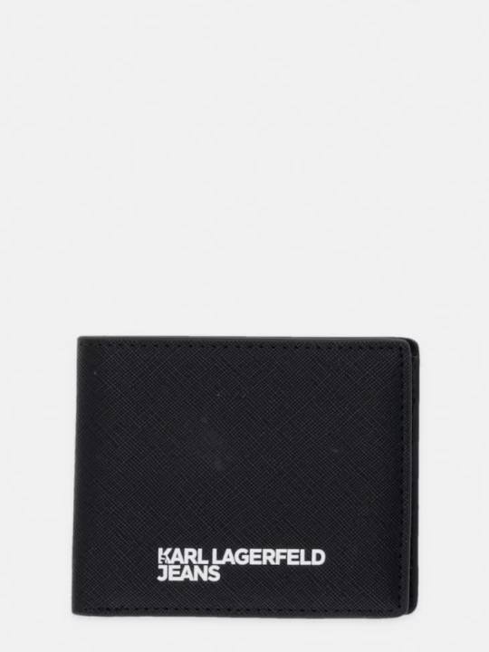 Zdjęcie produktu Karl Lagerfeld Jeans portfel męski z imitacji skóry czarny