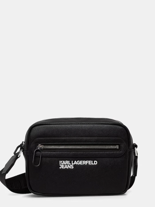 Zdjęcie produktu Karl Lagerfeld Jeans saszetka męska z imitacji skóry czarny