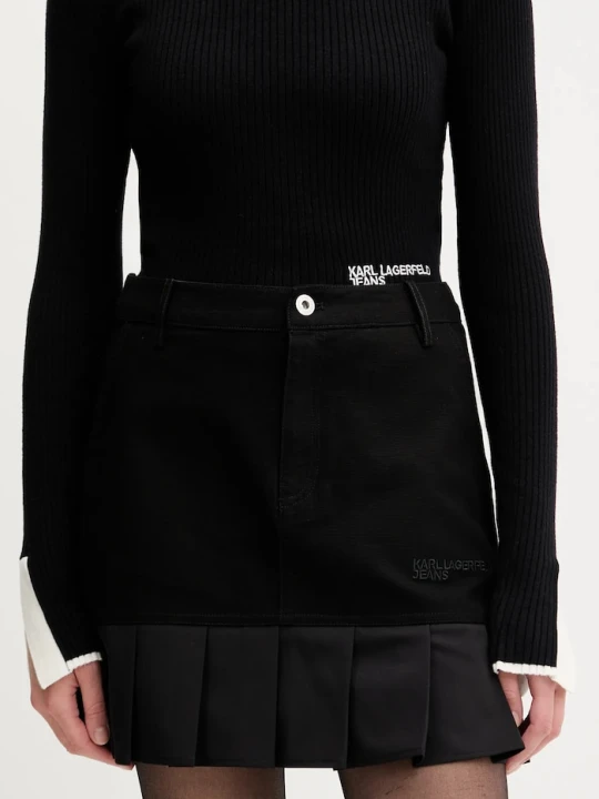 Zdjęcie produktu Karl Lagerfeld Jeans spódnica czarny