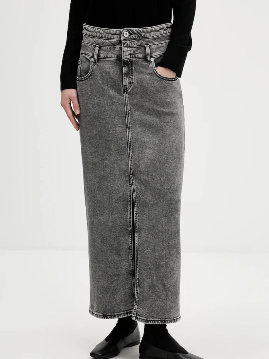Zdjęcie produktu Karl Lagerfeld Jeans spódnica jeansowa szary