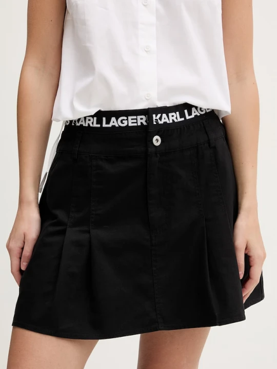 Zdjęcie produktu Karl Lagerfeld Jeans spódnica jeansowa czarny