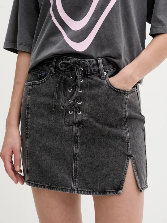 Zdjęcie produktu Karl Lagerfeld Jeans spódnica jeansowa szary