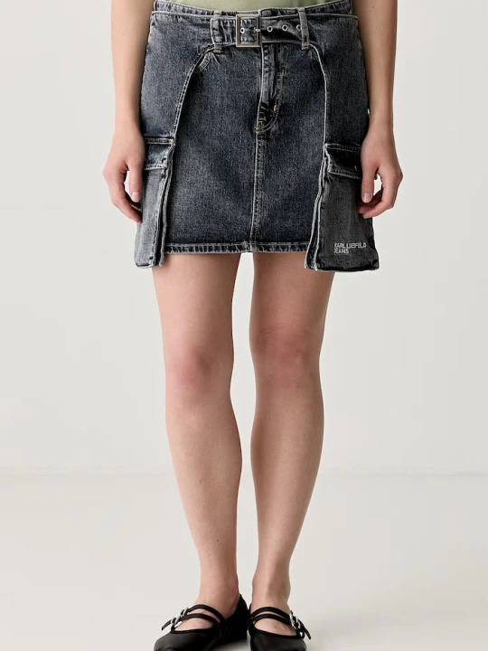 Zdjęcie produktu Karl Lagerfeld Jeans spódnica jeansowa niebieski