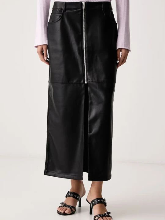 Zdjęcie produktu Karl Lagerfeld Jeans spódnica z imitacji skóry czarny