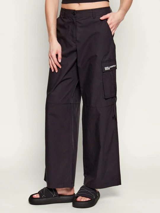 Zdjęcie produktu Karl Lagerfeld Jeans Spodnie cargo | Relaxed fit czarny